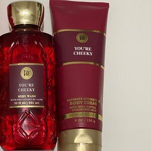 Bath and Body Works You're Cheeky Body Wash and Body Cream